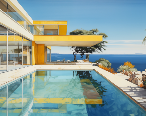 linoventura modern house view from long pool style of jens haus a7e4097e cfa8 44d8 f4d51d608540